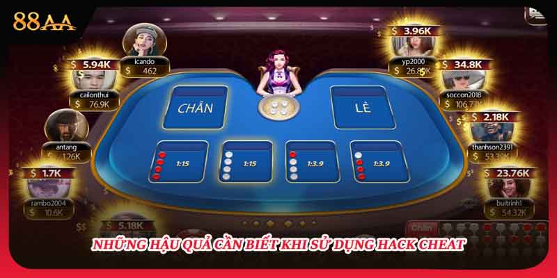 Những hậu quả cần biết khi sử dụng hack cheat